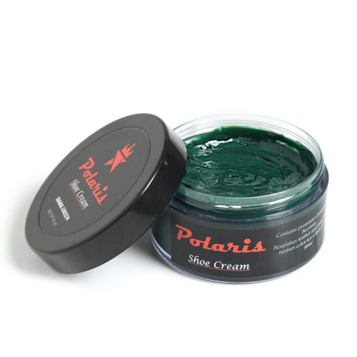 green shoe polish